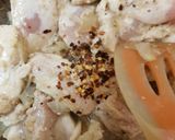 A picture of step 4 of My Ginger Chicken and Peppered Sauce. 😁.