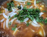 A picture of step 5 of Kathiawari chole.
