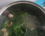 Hình bước làm 3 của món Canh mồng tơi thịt tôm