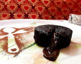 A picture of step 6 of Choco-lava Cake.