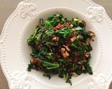 Foto del paso 5 de la receta: Kale con quinoa roja y carne picada