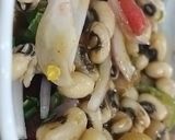 A picture of step 3 of Lobia chaat.