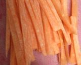 A picture of step 1 of Carrot Shirishiri.