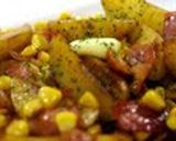 A picture of step 10 of New Potatoes, Bacon, and Corn Sautéed with Butter & Soy Sauce.