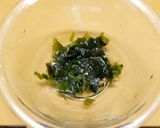A picture of step 1 of Seaweed Onigiri (Rice Balls) No. 2: Sesame Seeds and Wakame Seaweed.