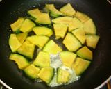 A picture of step 3 of Butter Kabocha with Black Sesame Seeds.