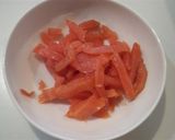 A picture of step 1 of Salmon & Mascarpone Dip.
