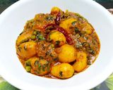 A picture of step 4 of Methi Dum Aloo.