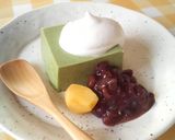A picture of step 6 of Matcha Bavarois.