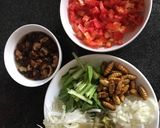 Hình bước làm 1 của món Miến xào nhộng