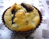 A picture of step 8 of Easy Chocolate Banana Muffins with Pancake Mix (no extra butter or sugar).