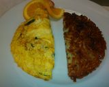 A picture of step 2 of Spinach and crab omelette.