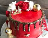 A picture of step 5 of Red velvet cake.