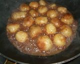 A picture of step 4 of New Potatoes Simmered in Miso.