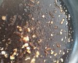 A picture of step 4 of Orange glazed prawn stick.