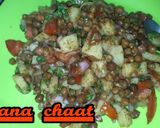 A picture of step 1 of Black chana chaat.