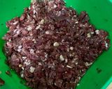 Hình bước làm 1 của món Bò cuốn lá lốt