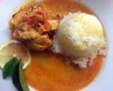 A picture of step 8 of Brazilian Fish Moqueca.