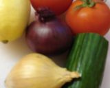 A picture of step 1 of Side Dish Salad for Indian Food.