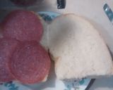 A picture of step 4 of Cody's Spicy Chipotle Italian Sandwich.