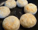 A picture of step 7 of Taro Manju with Sticky Sauce.