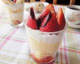 A picture of step 10 of Mini Chocolate Parfait with Strawberries and Bananas.