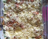 Une image de l'étape 7 de Gratin de pâtes farcies aux épinards.