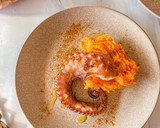 Foto del paso 4 de la receta: Pulpo con puré de boniato exprés