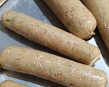 Foto del paso 3 de la receta: Salchichas 🌭 caseras de pollo y vegetales