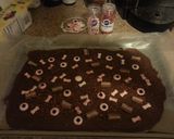 A picture of step 5 of Halloween Bark.