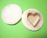 A picture of step 1 of For Valentine's Day: Easy Heart-shaped Sandwiches.