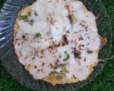 A picture of step 5 of Cheese omelet pizza.