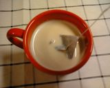 A picture of step 5 of Easy Rich Milk Tea in a Microwave.