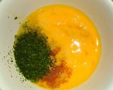 A picture of step 1 of Pack in Your Bento Hanpen & Aonori Tamagoyaki (Rolled Omelette).