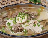 Hình bước làm 3 của món Canh đậu hũ non nấu thịt viên