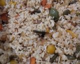 A picture of step 3 of Chinese fried rice.