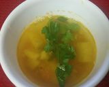 A picture of step 4 of Pineapple rasam.
