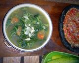 Foto langkah ke 3 dari resep Sayur Bening Daun Labu Siem.