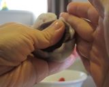 A picture of step 11 of Microwaved Strawberry Daifuku (with Joshinko).