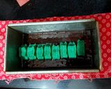 A picture of step 9 of Galaxy Cake.