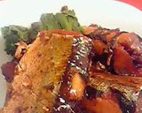 A picture of step 5 of Pacific Saury Sweetened Simmered Fish.