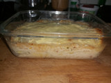 Lasaña de papa con pollo