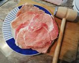 Zöldborsós karajszelet recept fázis 1 fotója