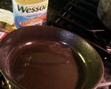 A picture of step 1 of S'mores marshallow dip.