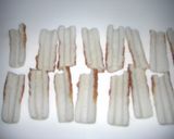 A picture of step 1 of Chikuwa Isobe Fries.