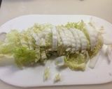 A picture of step 2 of Heart-warming Chinese Cabbage and Potato Potage.