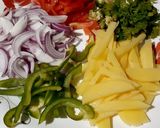 A picture of step 1 of Mix Vegetables Pakoras.