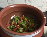 A picture of step 2 of Veg matka pulav.