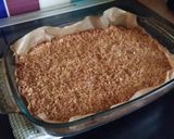A picture of step 4 of Vickys Apple Flapjacks, GF DF EF SF NF.