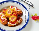 Foto langkah ke 8 dari resep Roti gulung isi sosis kriuk.
